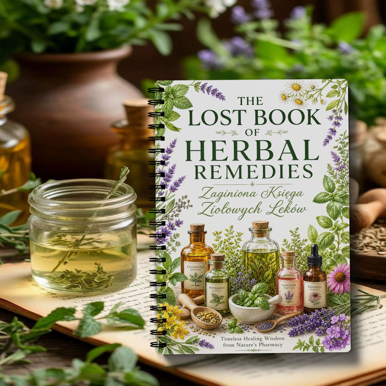 Herbal Remedies Spiral Noteboo - Herbal And Wellness ulasan dan harga