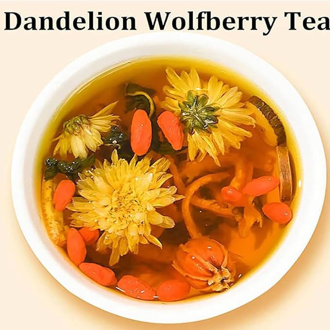 Dandelion Wolfberry Herbal Tea - Wellness Herbal Tea Blends ulasan dan harga