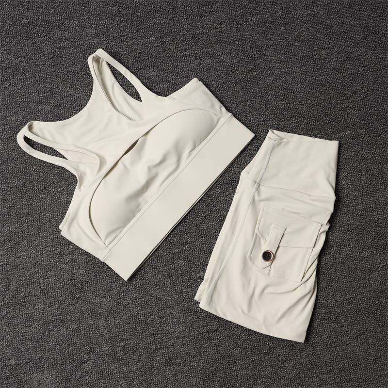 Fitness Shorts Yoga Sets Women - Herbal Yoga ulasan dan harga