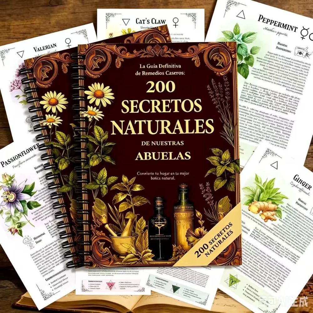 200 Natural Secrets A5 Spanish - Herbal And Wellness ulasan dan harga